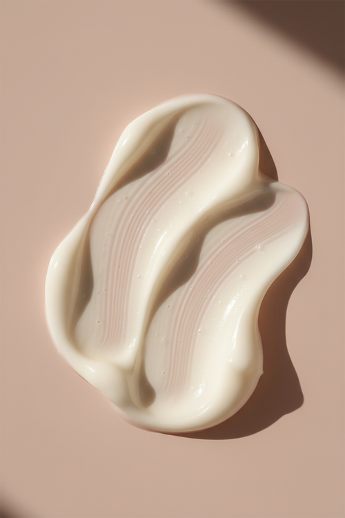Close-up cream texture